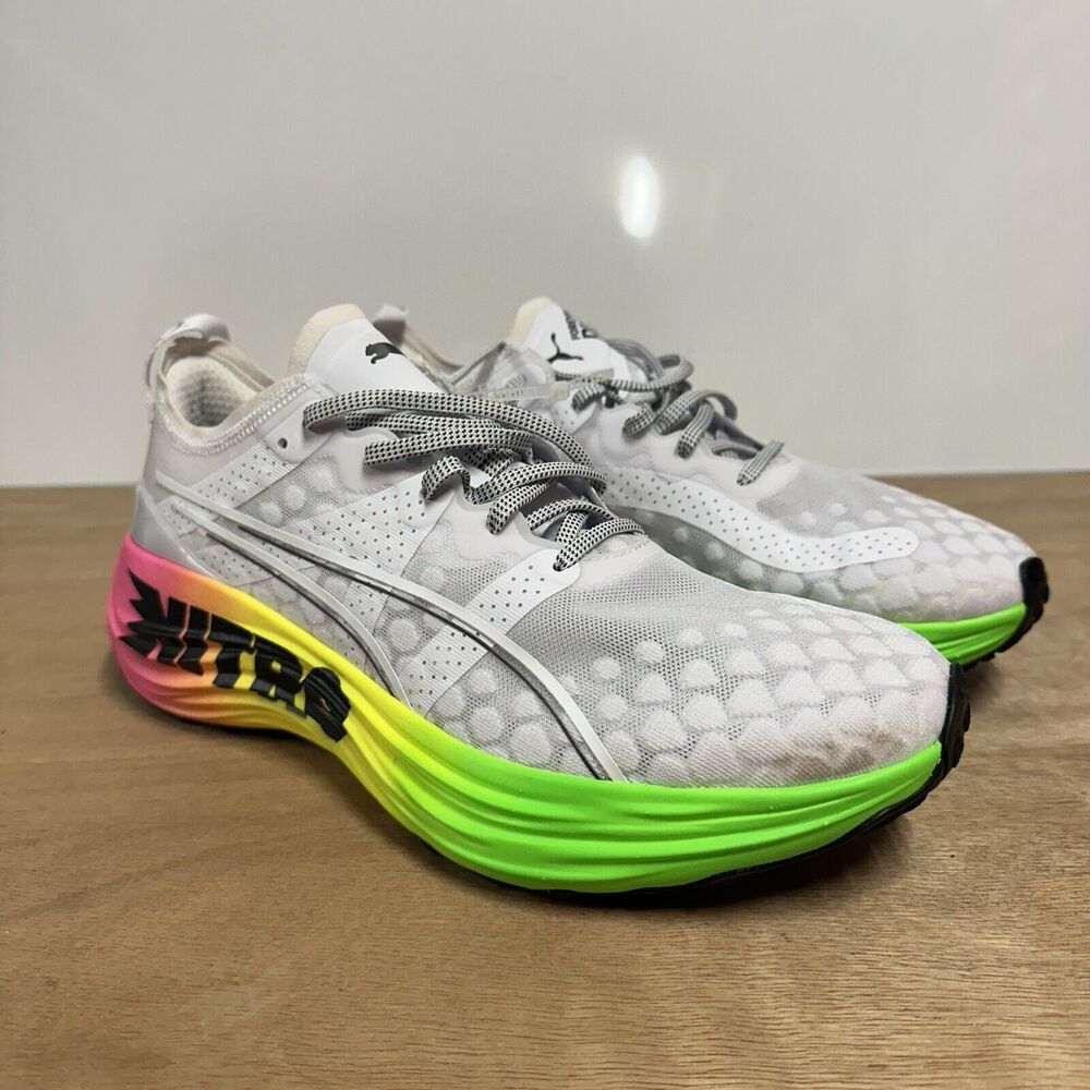 Puma ForeverRun Nitro Futrograde Running Shoes 380005-02 Size 10 Men White New